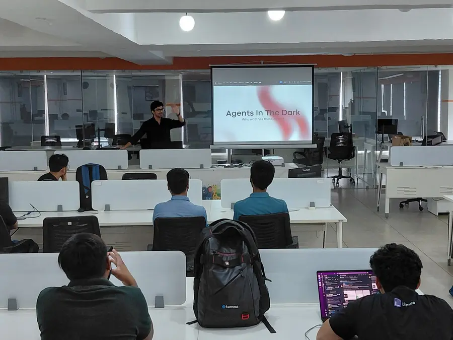 Agents in the Dark talk at Cloud Native Vadodara