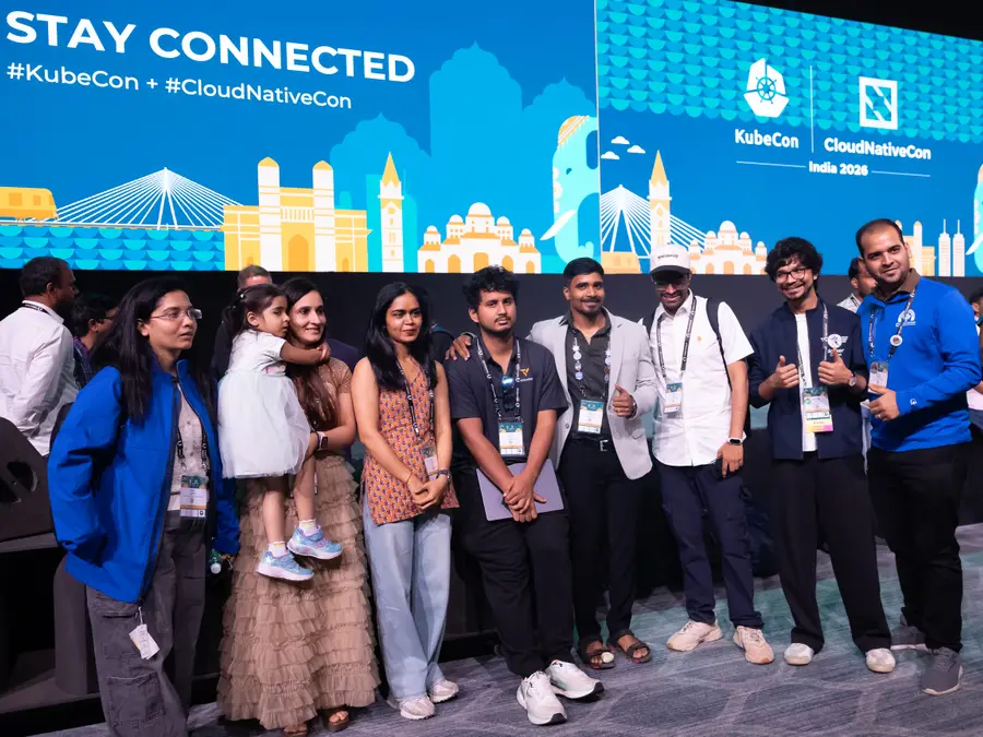 With the community at KubeCon India 2026