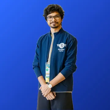 Rushabh Shah: On brand blue, 1080 square